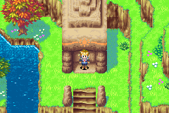 Isaac holds up and right below the Sanctum in Vale: he slides right along its front wall, then up along the cliff beside it, instead of stopping