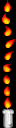 A column of flame